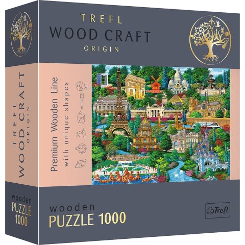 1000 Puzzle Drewniane - Francja - znane miejsca 20150 1000 Puzzle Drewniane - Francja - znane miejsca 20150