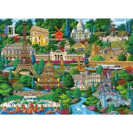 1000 Puzzle Drewniane - Francja - znane miejsca 20150