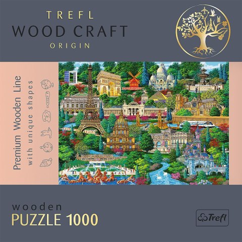 1000 Puzzle Drewniane - Francja - znane miejsca 20150 1000 Puzzle Drewniane - Francja - znane miejsca 20150