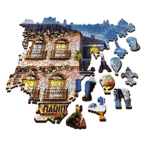 1000 Puzzle Drewniane - Francuska uliczka 20142 1000 Puzzle Drewniane - Francuska uliczka 20142