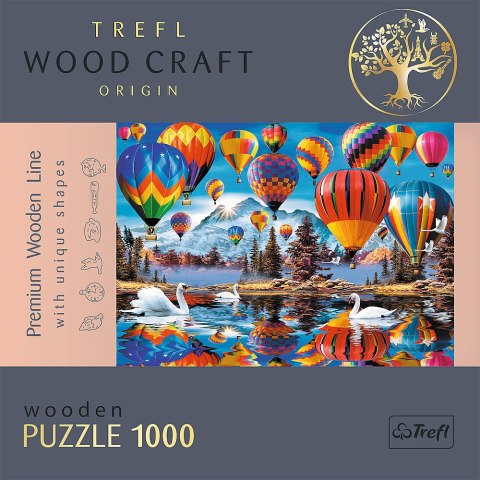 1000 Puzzle Drewniane - Kolorowe balony 20143 1000 Puzzle Drewniane - Kolorowe balony 20143