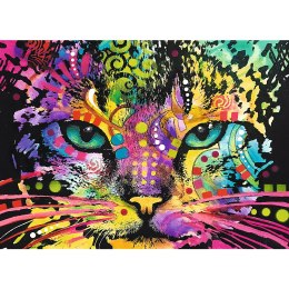 1000 Puzzle Drewniane - Kolorowy kot 20148