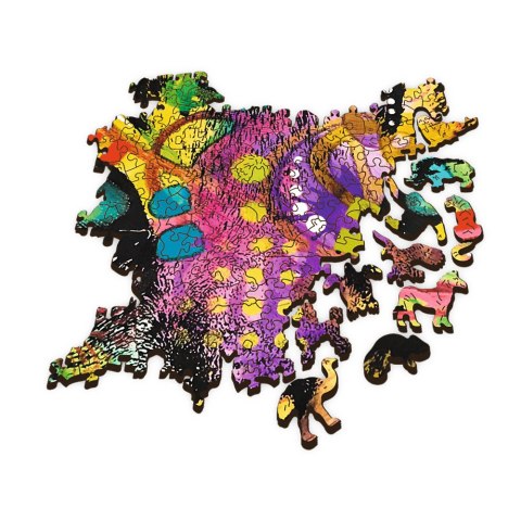 1000 Puzzle Drewniane - Kolorowy kot 20148 1000 Puzzle Drewniane - Kolorowy kot 20148
