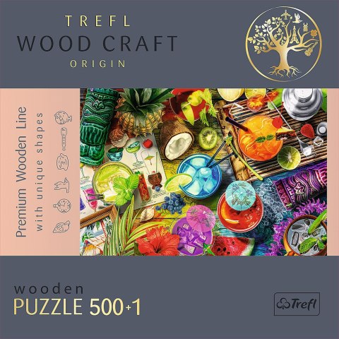 500+1 Puzzle Drewniane - Kolorowe koktajle 20154 500+1 Puzzle Drewniane - Kolorowe koktajle 20154