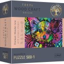 500+1 Puzzle Drewniane - Kolorowy szczeniak 20160