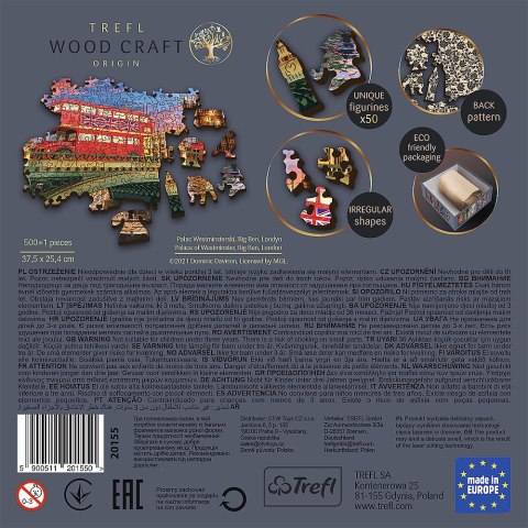 500+1 Puzzle Drewniane - Pałac Westminsterski, Big Ben, Londyn 20155 500+1 Puzzle Drewniane - Pałac Westminsterski, Big Ben, Londyn 20155
