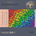 500+1 Puzzle Drewniane - Tęczowe motyle 20159