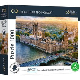 PUZZLE TREFL PRIME UFT 1000 - Cityscape przedstawiające widok na Pałac Westminsterski 10705