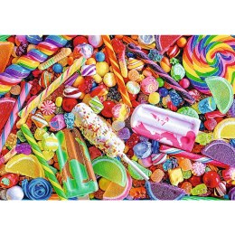 PUZZLE TREFL PRIME UFT 1000 - Color Splash z kolorowymi słodyczami 10701