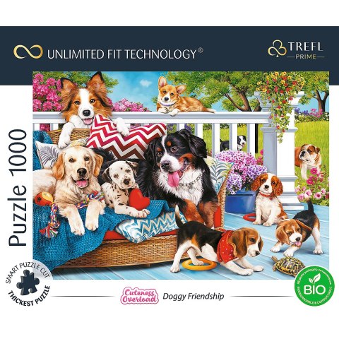 PUZZLE TREFL PRIME UFT 1000 - Cuteness Overload z miłymi pieskami 10698 PUZZLE TREFL PRIME UFT 1000 - Cuteness Overload z miłymi pieskami 10698