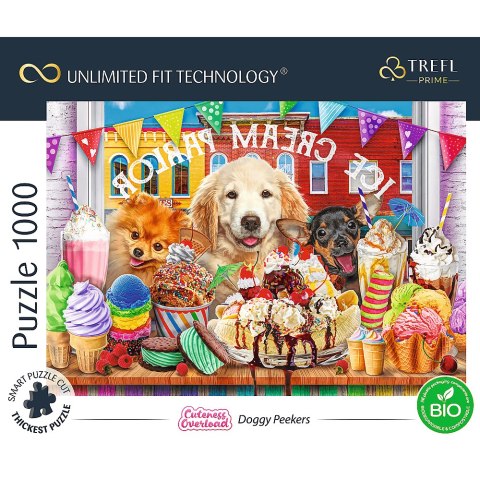 PUZZLE TREFL PRIME UFT 1000 - Cuteness Overload ze słodkimi pieskami 10699 PUZZLE TREFL PRIME UFT 1000 - Cuteness Overload ze słodkimi pieskami 10699