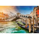 PUZZLE TREFL PRIME UFT 1000 - Romantic Sunset przedstawiające most Rialto w Wenecji 10692
