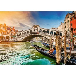 PUZZLE TREFL PRIME UFT 1000 - Romantic Sunset przedstawiające most Rialto w Wenecji 10692