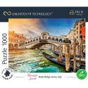 PUZZLE TREFL PRIME UFT 1000 - Romantic Sunset przedstawiające most Rialto w Wenecji 10692