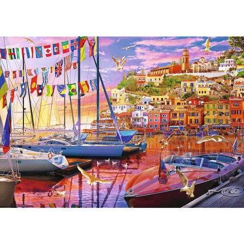 PUZZLE TREFL PRIME UFT 1000 - Vacay Time przedstawiające marinę o zachodzie słońca 10696 PUZZLE TREFL PRIME UFT 1000 - Vacay Time przedstawiające marinę o zachodzie słońca 10696