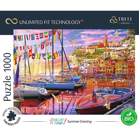 PUZZLE TREFL PRIME UFT 1000 - Vacay Time przedstawiające marinę o zachodzie słońca 10696 PUZZLE TREFL PRIME UFT 1000 - Vacay Time przedstawiające marinę o zachodzie słońca 10696