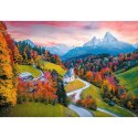 PUZZLE TREFL PRIME UFT 1000 - Wanderlust przedstawiające idylliczną, jesienną scenerię bawarskich Alp 10703