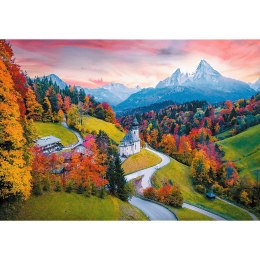PUZZLE TREFL PRIME UFT 1000 - Wanderlust przedstawiające idylliczną, jesienną scenerię bawarskich Alp 10703