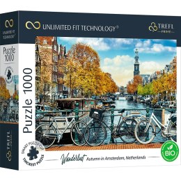 PUZZLE TREFL PRIME UFT 1000 - Wanderlust przedstawiające widok na Amsterdam jesienią 10702