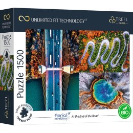 PUZZLE TREFL PRIME UFT 1500 - Aerial Mindblow przedstawiające kolaż dróg widzianych z lotu ptaka 26191