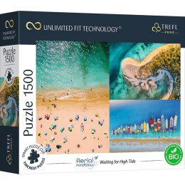 PUZZLE TREFL PRIME UFT 1500 - Aerial Mindblow przedstawiające kolaż z wakacyjnych widoków z lotu ptaku 26192