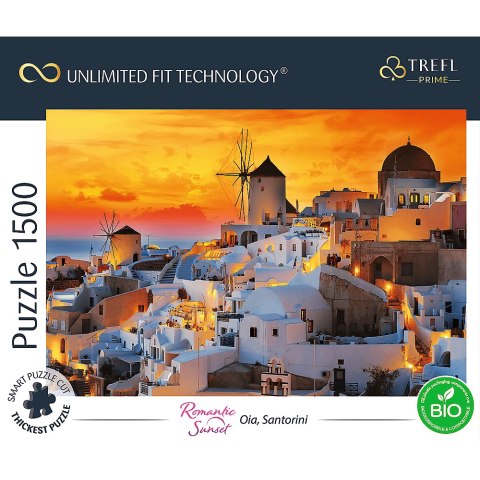 PUZZLE TREFL PRIME UFT 1500 - Romantic Sunset z widokiem na Oia, Santorini 26195 PUZZLE TREFL PRIME UFT 1500 - Romantic Sunset z widokiem na Oia, Santorini 26195