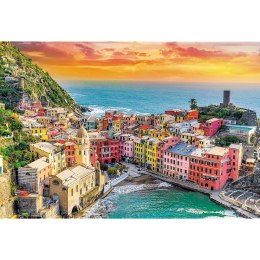 PUZZLE TREFL PRIME UFT 1500 - Romantic Sunset z widokiem na Veranzzę, Włochy 26196