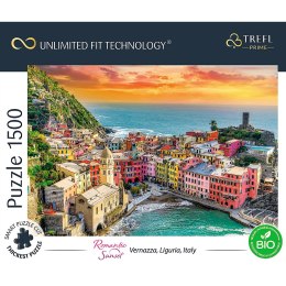 PUZZLE TREFL PRIME UFT 1500 - Romantic Sunset z widokiem na Veranzzę, Włochy 26196