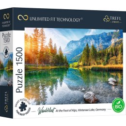 PUZZLE TREFL PRIME UFT 1500 - Wanderlust przedstawiające malownicze jezioro Hintersee w Niemczech 26193