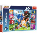 Puzzle - "100" - Poznaj Sonica Trefl 16465 Puzzle - "100" - Poznaj Sonica Trefl 16465