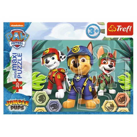 Puzzle - "20 miniMaxi" - Wesołe pieski Psi Patrol Trefl 56038 Puzzle - "20 miniMaxi" - Wesołe pieski Psi Patrol Trefl 56038