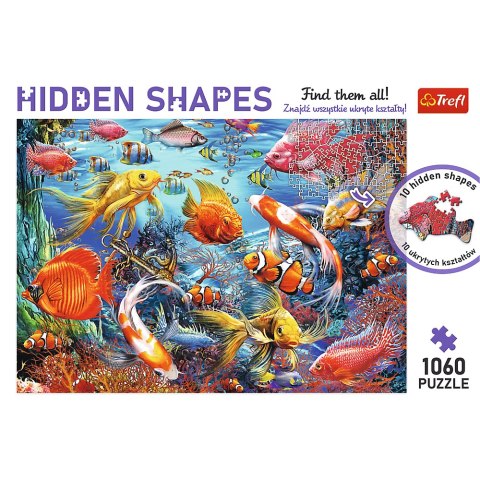 Puzzle Hidden Shapes - Podwodne życie 10676 Puzzle Hidden Shapes - Podwodne życie 10676