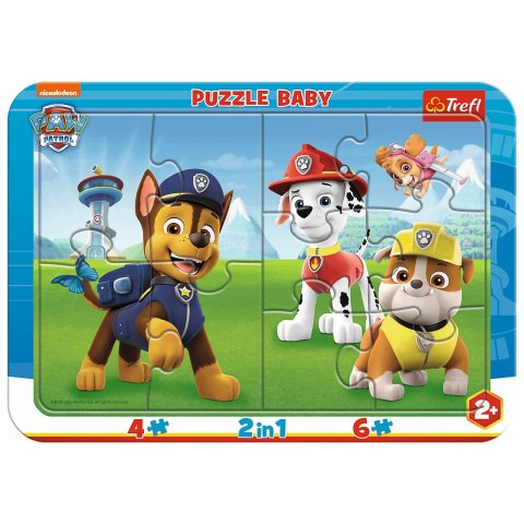 Puzzle Ramkowe Baby - Wesoły Psi Patrol 80022