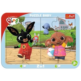 Puzzle Ramkowe Baby - Zabawy Binga 80020