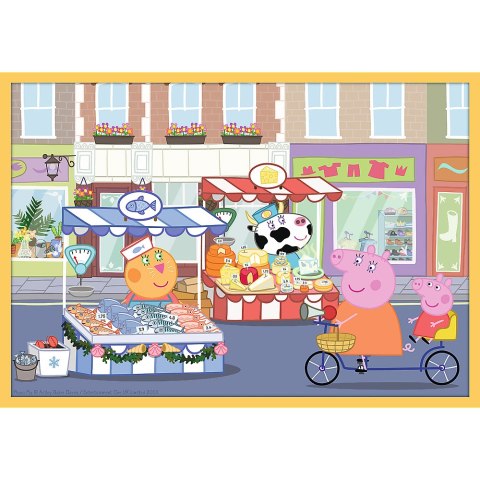 Puzzle - 10w1 - Poznaj Świnkę Peppę / Peppa Pig 90383 Puzzle - 10w1 - Poznaj Świnkę Peppę / Peppa Pig 90383