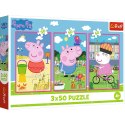 Puzzle - 3x50 - Siła przyjaźni Świnka Peppa Trefl 34877 Puzzle - 3x50 - Siła przyjaźni Świnka Peppa Trefl 34877