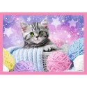Puzzle - "4w1" - Zabawne kotki Trefl 34396 Puzzle - "4w1" - Zabawne kotki Trefl 34396