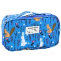 Piórnik Szkolny Organizer Kosmetyczka Dodatkowa Kieszonka Niebieski 22,5cm Piórnik Szkolny Organizer Kosmetyczka Dodatkowa Kieszonka Niebieski 22,5cm