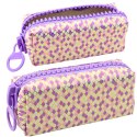 Piórnik Szkolny Organizer Wzór Łusek Syrenich Duży Suwak Fioletowy 21x8cm Piórnik Szkolny Organizer Wzór Łusek Syrenich Duży Suwak Fioletowy 21x8cm