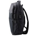 Plecak Miejski Biznesowy USB Kieszeń na Laptopa Czarny 16L 45cm Plecak Miejski Biznesowy USB Kieszeń na Laptopa Czarny 16L 45cm