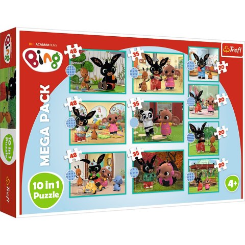 Puzzle - 10w1 - Co robi Bing? / Acamar Films Bing 90393 Puzzle - 10w1 - Co robi Bing? / Acamar Films Bing 90393